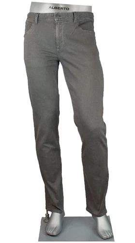 NWT ALBERTO JEANS -STONE MODERN FIT- DS COLOURED DUAL FX GRAY DENIM 40W/32L $235