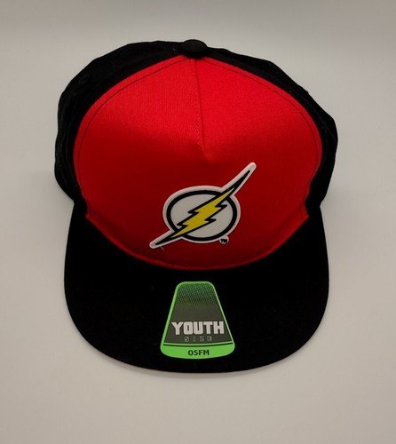 Marvel (Flash) Youth Flat Brim SnapBack Baseball Hat / Cap DC COMICS JL/WB - 第 7/7 張圖片