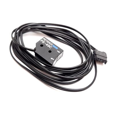 Keyence PS-49C Photoelectric Sensor Head, Reflective, 32-53mm, 1.5mm Dia