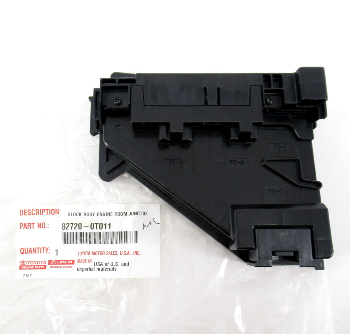 Genuine OEM Toyota 82720-0T011 Junction Block 2009-2015 Venza 3.5L
