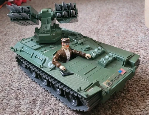 VTG Wolverine V1 GiJoe 1984 ARAH Rocket Tank Vehicle Dogfight Driver/Weapon lot