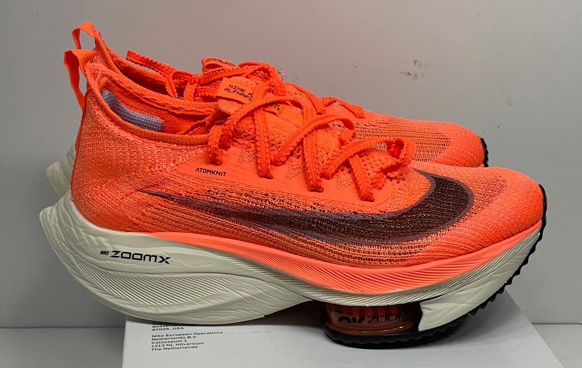 Size 6 - Nike Air Zoom Alphafly Next% Bright Orange W for