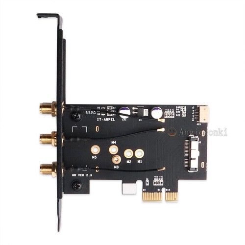 Desk PC WIFI adapter with PCI-e Antenna for BCM94360CSAX 4331csa Apple WLAN Card - Picture 4 of 12