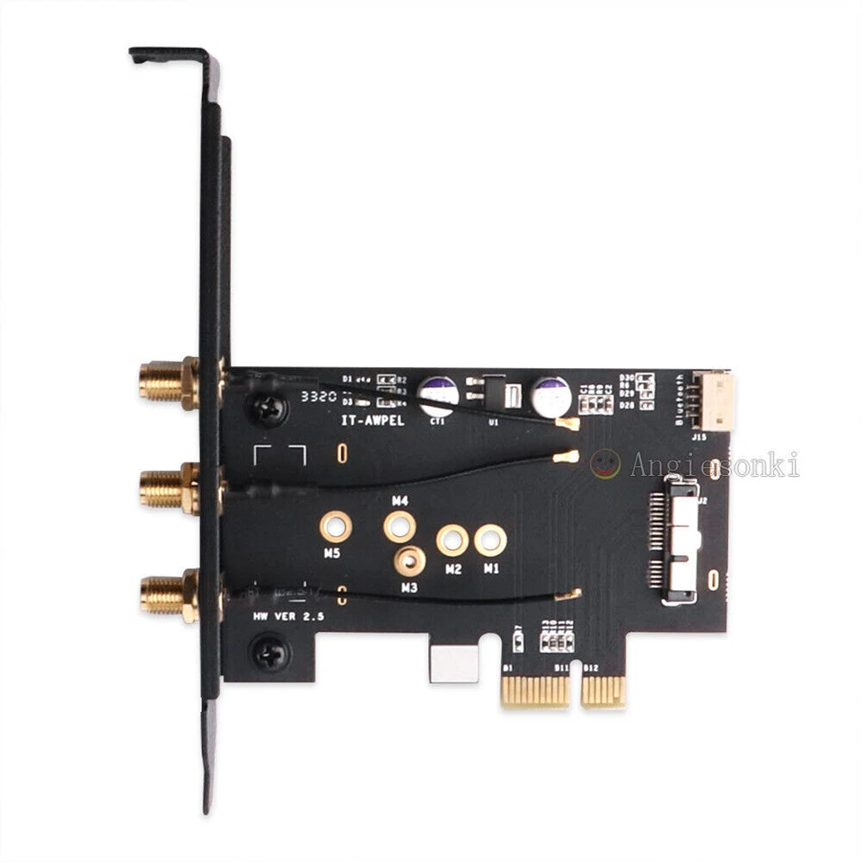 Desk PC WIFI adapter with PCI-e Antenna for BCM94360CSAX 4331csa Apple WLAN Card - Image 4 of 4