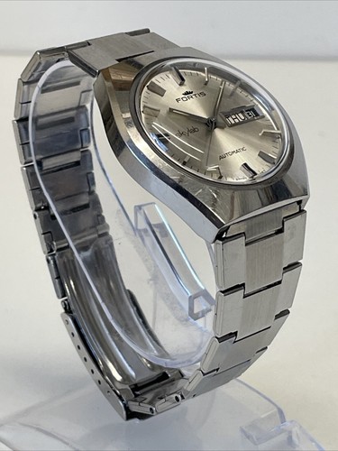 Fortis Skylab Automatic Vintage Gents 1970s Retro Watch - Rare - ETA 2789 Swiss - Picture 3 of 9