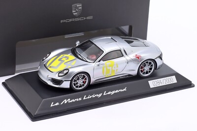 限定車 MINICHAMPS 1/43 PORSCHE Minichamps X Tarmac Works 1/64 Porsche 718 Spyder RS Ruby