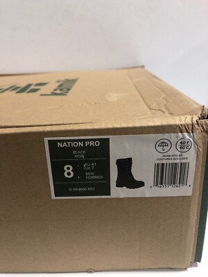 Kamik Men’s Nationpro, Black Winter Boots, Size 8M BLA.jpg main image 2