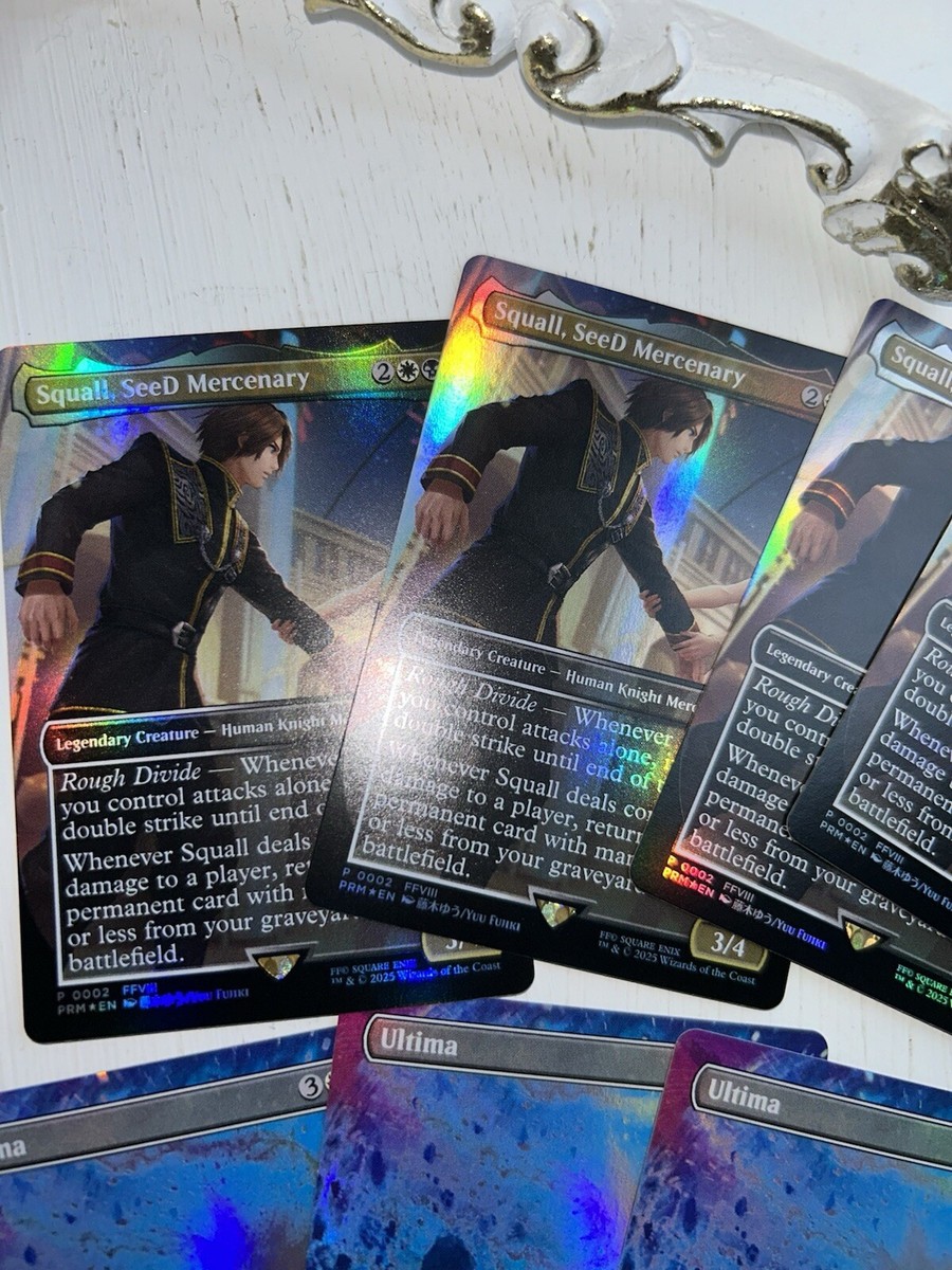 MTG Standard Showdown Promos Squall, SeeD Mercenary & Ultima
