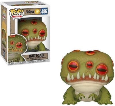 Funko POP Games Fallout 76 Radtoad 4 in Vinyl Figure No 486