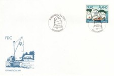 Gommoni a vela Optimist Dinghy Championships Aland Finlandia come nuovi FDC 1995