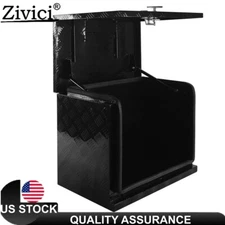 24" x19" x 15" Black Aluminium Generator Tool Box Camper Ute Car Truck Toolbox