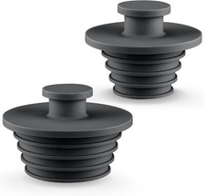 Bathtub Stopper 2Pcs Sink Stopper Tub Plug Bathroom Shower Drain Plug Silicone B