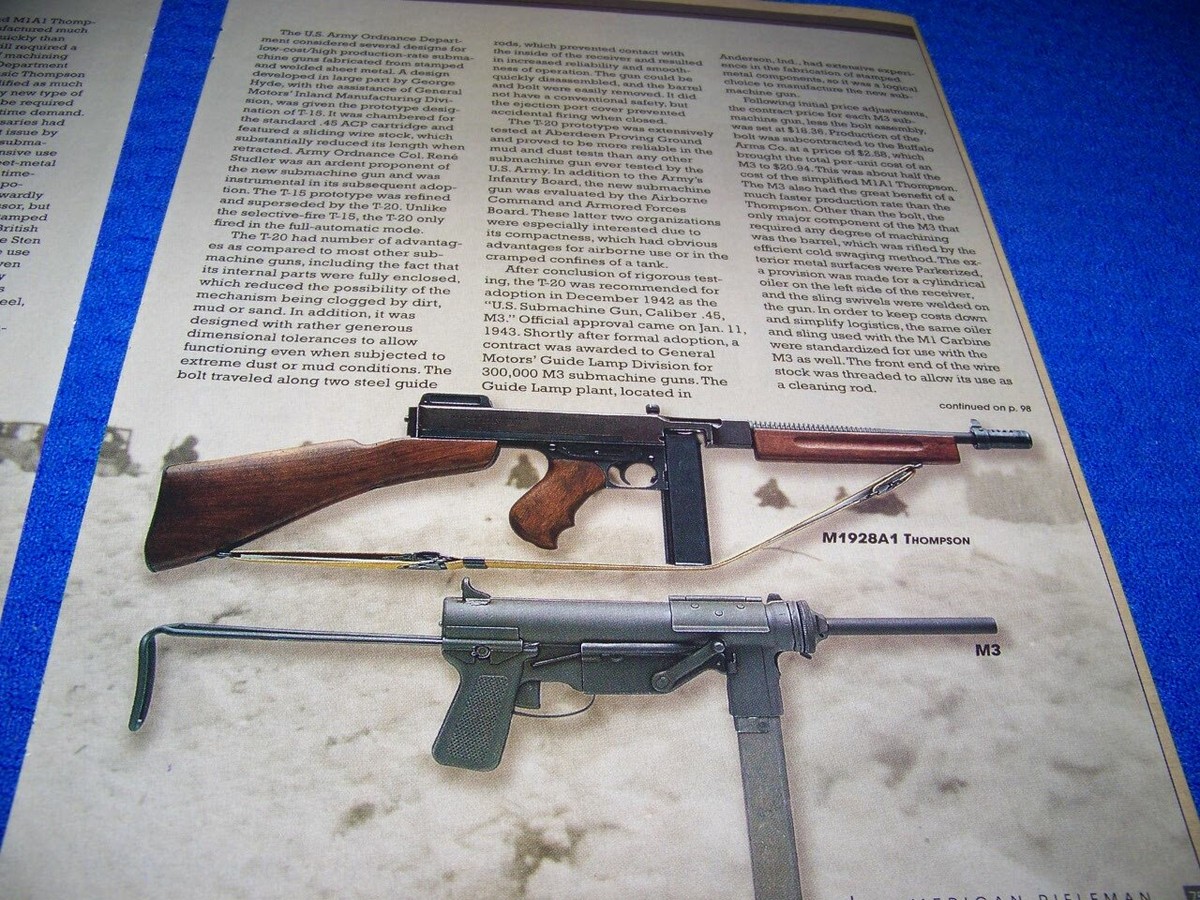 トイガン U.S. M3A1 GREASEGUN Original U.S. WWII Type M3A1 Grease Gun Display by Ithaca