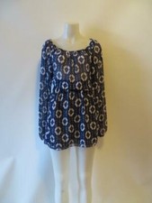 NWT WOMENS SHOW ME YOUR MUMU LILY SCRUNCH BLUE SHEER DRESS SIZE M *