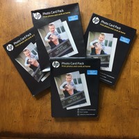 Hewlett Packard Hp Photo Card Pack Lot Of 4 Box Sealed Glossy Paper Sf791a Hewlett Packard Hp Photo Card Pack Lot Of 4 Box Sealed Glossy Paper Sf791a
