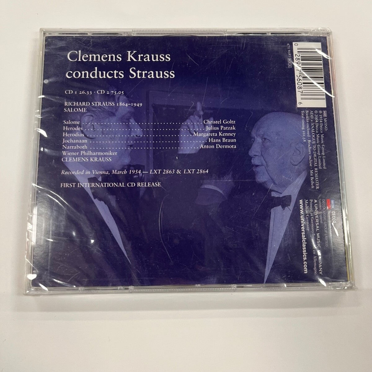 【中古】 Clemens Krauss Conducts Richard Strauss R．Strauss 中古】 Clemens Krauss Conducts Richard Strauss R．Strauss