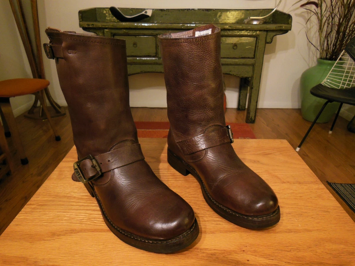 Frye harness boots women's cheap short