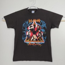 Vintage 1988 Def Leppard Hysteria World Tour Single Stitch USA Made L T Shirt
