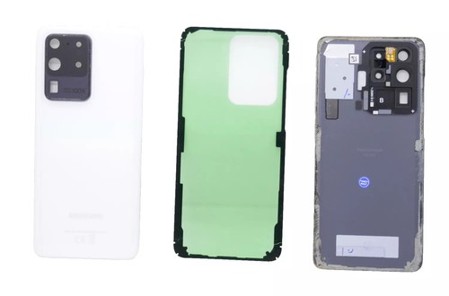 Samsung Galaxy S20 Ultra 5G SM-G988 tapa de batería tapa de compartimento de batería vidrio de cámara pegamento - Imagen 5 de 5