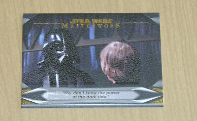 2021 Topps Star Wars Masterwork Canvas parallel WDS-1 Welcome Dark Side 25/25