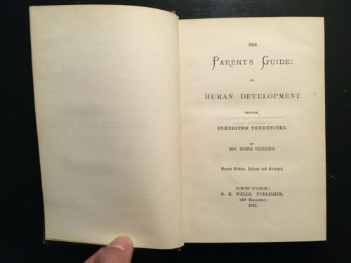 1871 PARENTS GUIDE Hester Pendleton HUMAN DEVELOPMENT thru INHERITED TENDENCIES - Bild 2 von 12