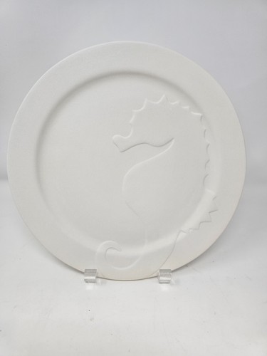Seahorse Plate Mold Slumpy's SM2468  Never Used Cute Sea Horse