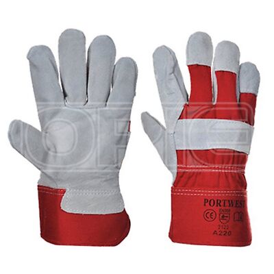 Premium Rigger Handschuhe rot - 12 Paar (24 Handschuhe) - Portwest A220RERXLA