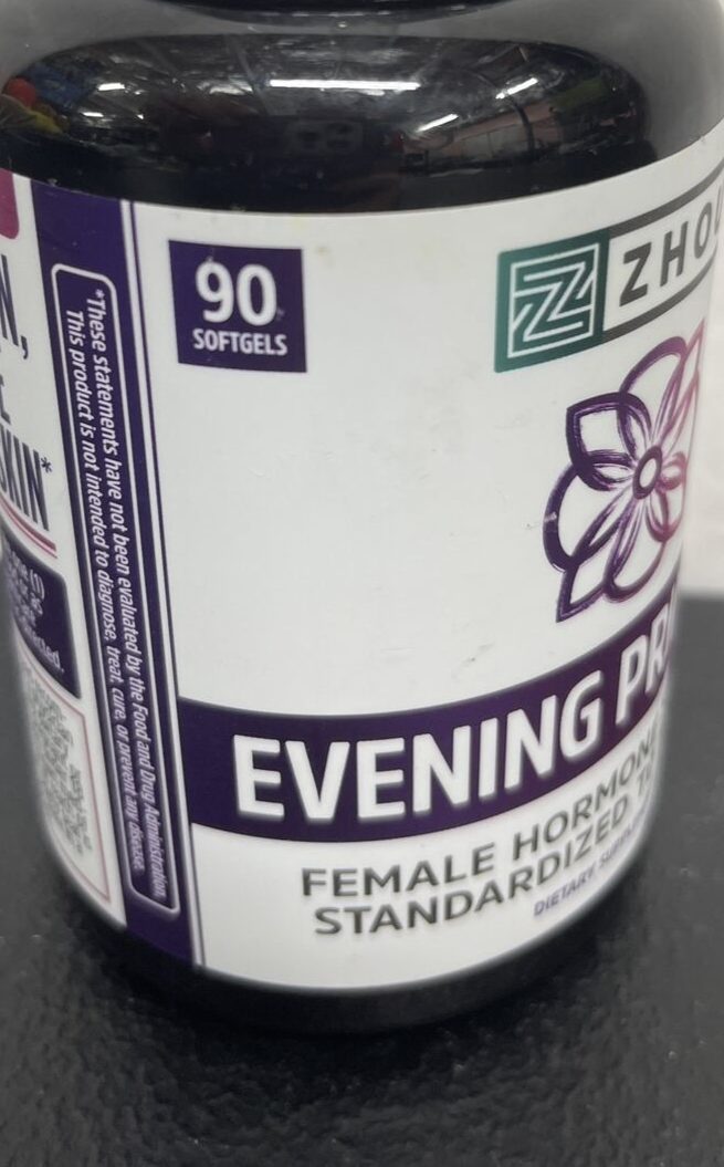 ZHOU EVENING PRIMROSE FEMALE HORMONE SUPPORT, EXP04/24, 90 SOFTGELS eBay