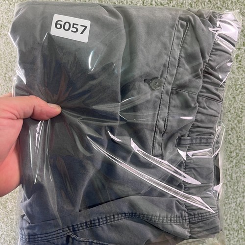Old Navy Pants Womens Plus 3X Gray Chinos Elastic Waist Casual Outdoors NWT - Picture 10 of 10