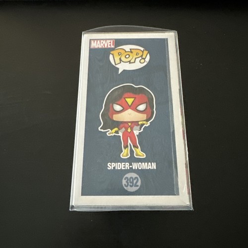 Funko Pop! Marvel: Spider-Woman #392, Convención de Otoño 2018, abovedada + protector - Imagen 7 de 12