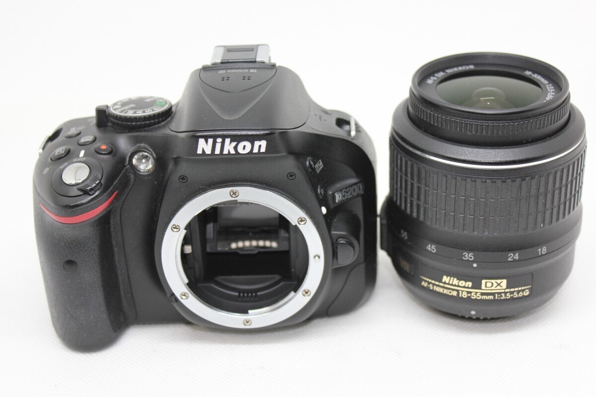 Nikon D5200 Black 24.1MP Digital Camera w/18-55mm VR Lens Nikon D5200 Black 24.1MP Digital Camera w/18-55mm VR Lens