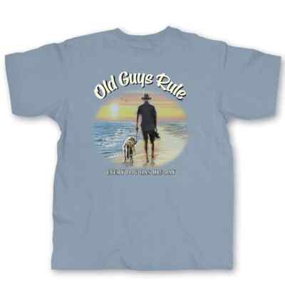 New OLD GUYS RULE T SHIRT EVERY DOG HAS HIS DAY