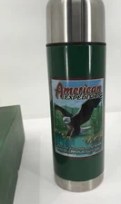 American Expedition Bald Eagle Coffee Tea Stainless Thermos With Box