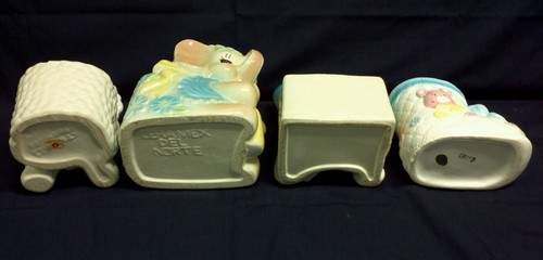 Wonderful LOT of VTG Ceramic Planter/Container Ceramex del Norte Pastel - ARDCO - Picture 3 of 10