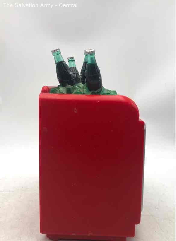 CocaCola Red Ice Chest Bank With Climbing Polar Bear Alarm Clock eBay