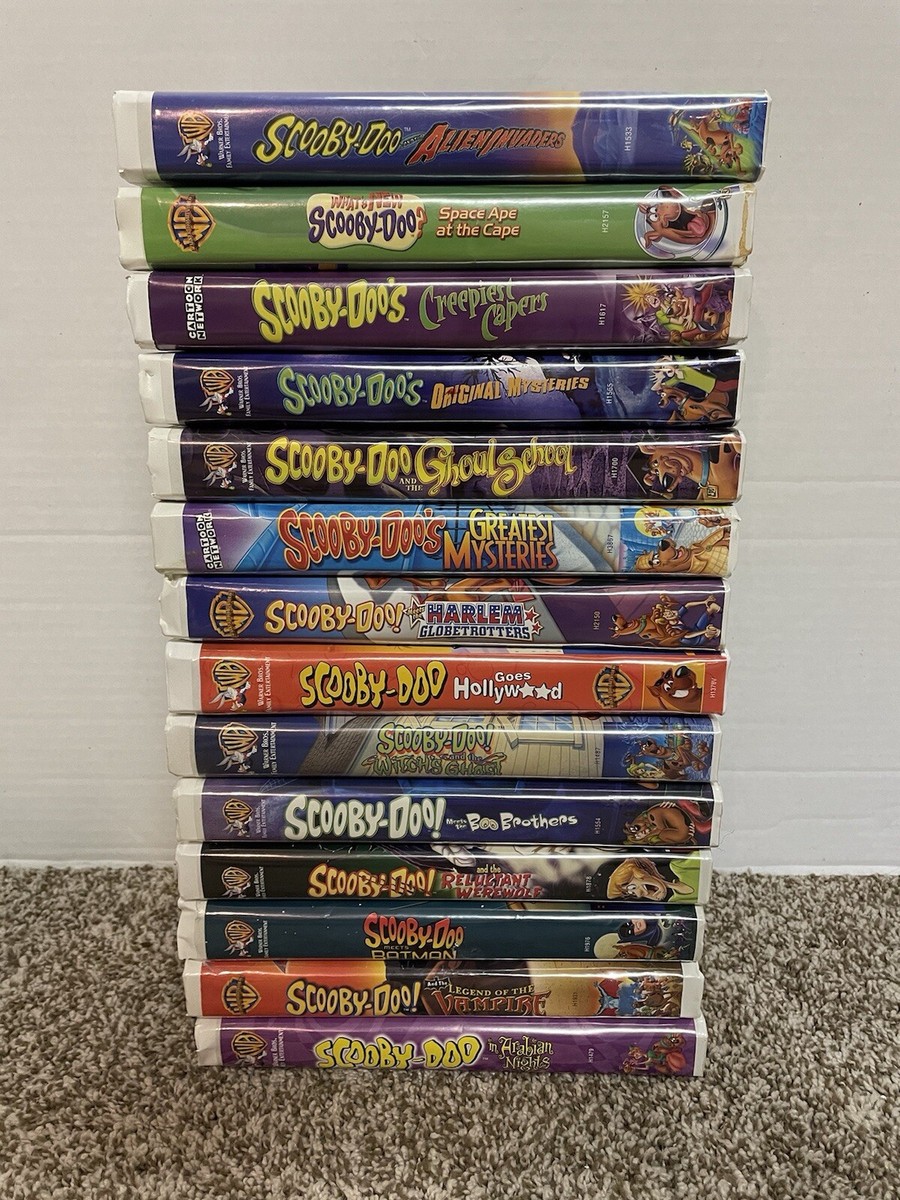 Vintage Rare Scooby-Doo Cartoon Network Warner Bros. 14 VHS