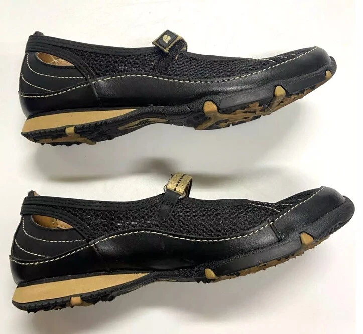 Tênis de golfe feminino GOLFSTREAM de couro com alça sem cravos preto tamanho 7.5 *NOVO US$ 115 - Imagem 2 de 4