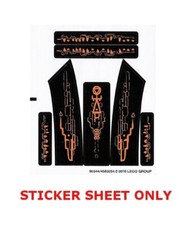 LEGO 8076 - Atlantis: Deep Sea Striker - STICKER SHEET