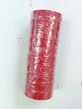  100 pc  NEW PVC RED Electrical Tape Plastic Vinyl UL Listed 3/4" X 55 ft