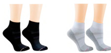 4 Pairs Dr. Motion Quarter Ankle Compression Socks for Women, Size: 9 - 11