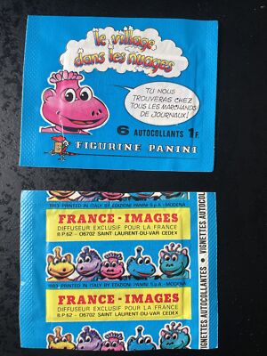 Original pouch bustina packet figurine panini The Village In The Clouds -5