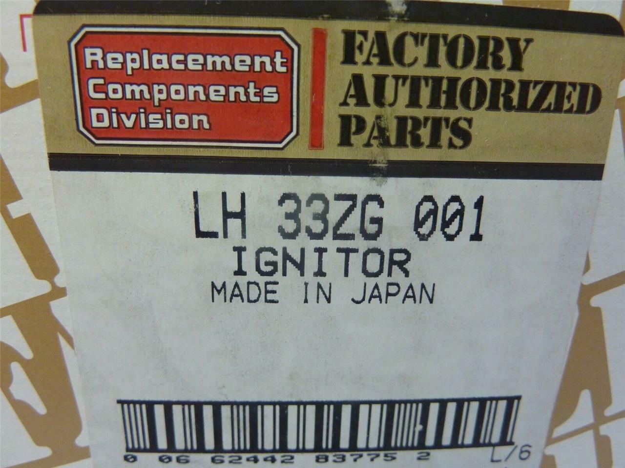 CARRIER 331930751 Gas Furnace Hot Surface Ignitor Kit LH33ZG001 (20865