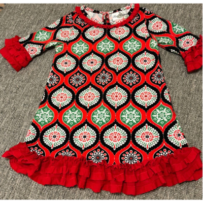 rare editions christmas dress Rare Editions Size 6 Girl's Christmas Santa &
