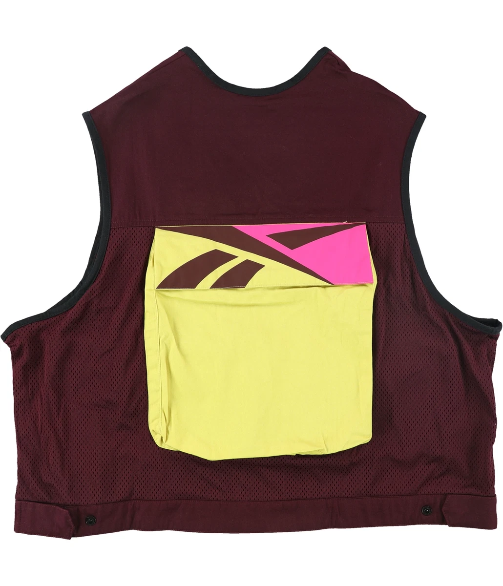 Reebok Mens Classic V Outerwear Vest Red Medium