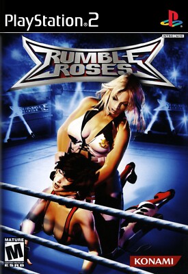 PS2販促ポスター RUMBLEROSES PlayStation2 プレステ2 Rumble Roses PS2 BOX ART Premium POSTER MADE IN USA - PS2467