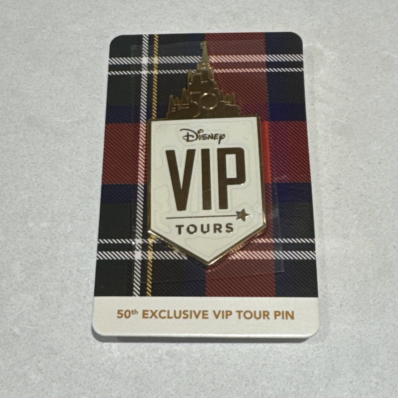 Disney VIP Tour 50th Anniversary WDW Castle Collectible Pin