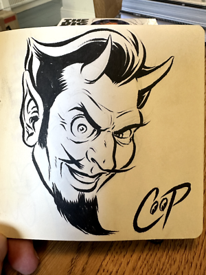 Coop Unique Ink Drawing Plus The Big Fat One Collected