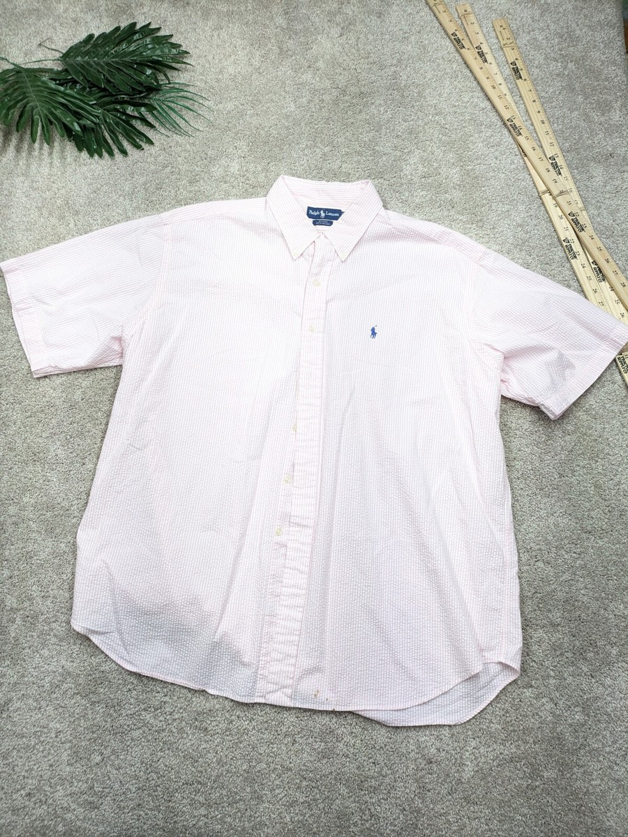 希少◎ ralph lauren blake pink linen! XXL Ralph Lauren Shirt Mens XXL Blake Pink Colorful Preppy