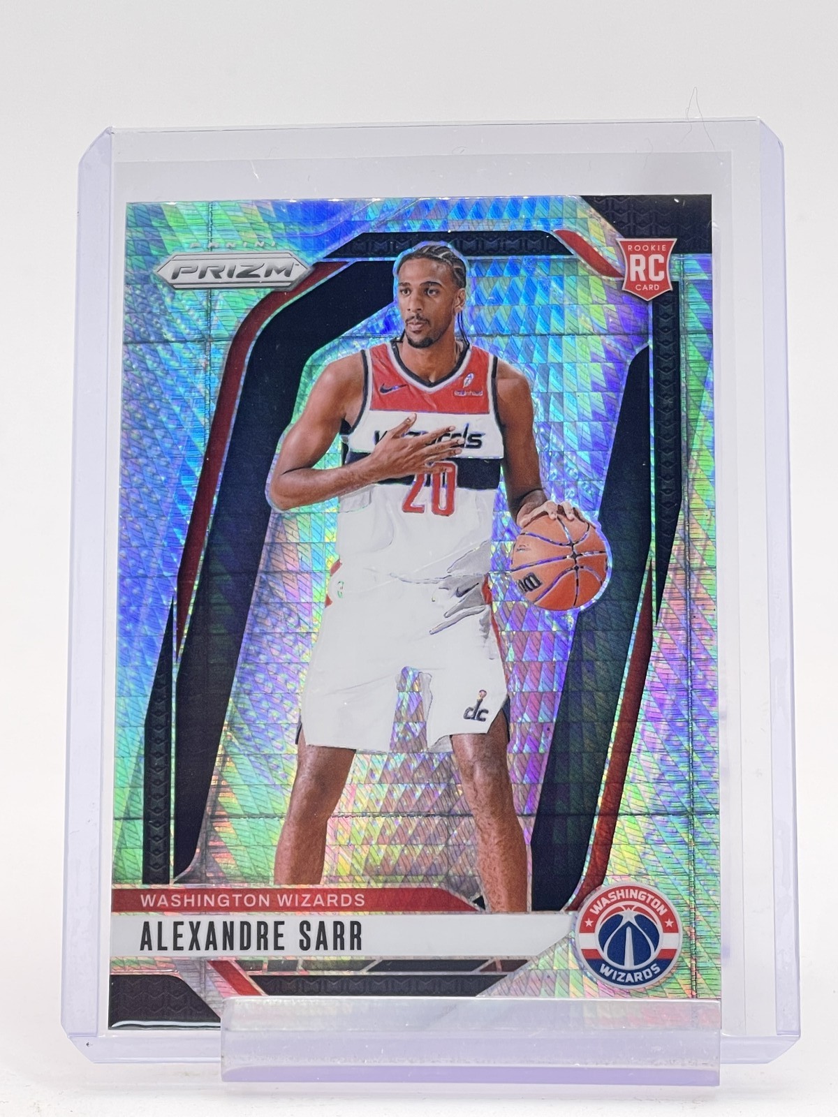 ALEXANDRE SARR 2024-25 PANINI PRIZM HYPER ROOKIE #264 WIZARDS Q1022