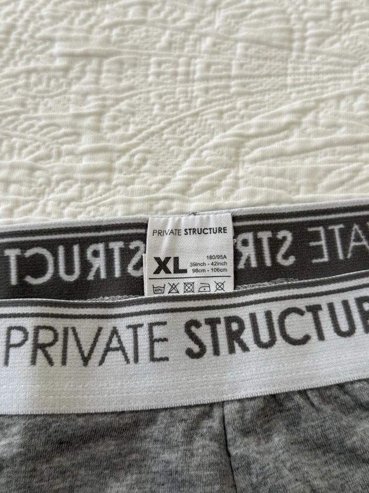 Pr*vate Structure Cotton Mini Brief Trunks Underwear Men's XL - Heather Gray - Image 4 of 4